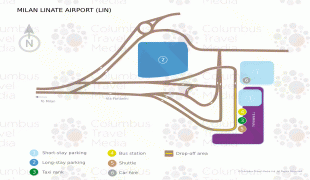 Kaart (kartograafia)-Milano Malpensa Airport-MilanLinate_(LIN).png