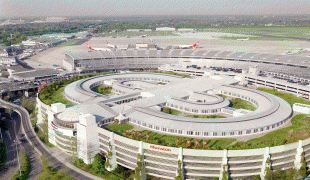 Kartta-Düsseldorfin lentoasema-Dusseldorf-Airport-Reviews-Aerial-shot.jpg