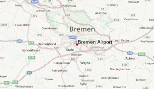 Kort (geografi)-Flughafen Bremen-Bremen-Airport.10.gif