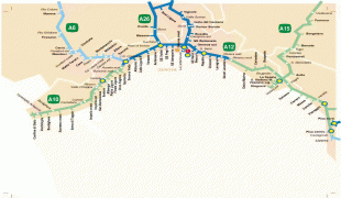 Bản đồ-Sân bay Genoa Cristoforo Colombo-roads.jpg