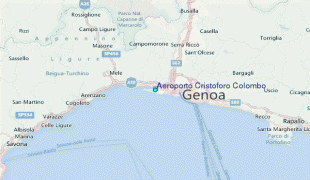 Mapa-Aeroporto Internacional Cristóvão Colombo-Genoa-C-Colombo-Airport.10.gif