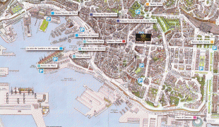 Kaart (cartografie)-Aeroporto di Genova Cristoforo Colombo-map-bristol.jpg