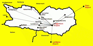 Bản đồ-Sân bay Klagenfurt-xausflugszielegr.gif