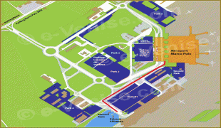 Kaart (cartografie)-Aeroporto di Venezia Marco Polo-plan-parkings-aeroport-venise%2B%25281%2529.jpg
