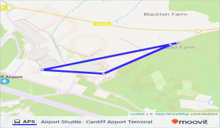 Karte (Kartografie)-Cardiff Airport-Other_Operators_Tredogan.jpg