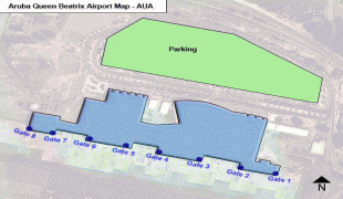 Bản đồ-Sân bay quốc tế Queen Beatrix-Aruba-Queen-Beatrix-Airport-Terminal-Map.jpg