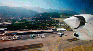 Bản đồ-Sân bay quốc tế Simón Bolívar-aerial-view-from-a-plane-of-caracas-airport.jpg