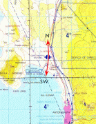Karte (Kartografie)-Flughafen Antofagasta-map.jpg