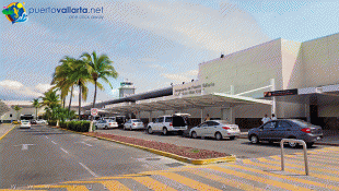 Peta-Bandar Udara Internasional Lic. Gustavo Díaz Ordaz-puerto-vallarta-airport-entrance-2018.jpg