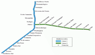 Географическая карта-Гвадалахара (аэропорт)-guadalajara-metro-map.gif