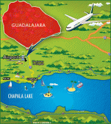 Географическая карта-Гвадалахара (аэропорт)-airportguadalajaramap1.jpg