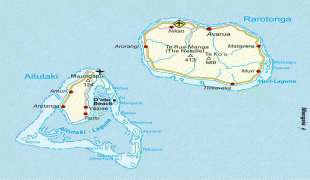 Географическая карта-Раротонга (аэропорт)-Inselplan-Rarotonga-Aitutaki-7553.jpg