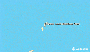 Kaart (kartograafia)-Francisco C. Ada International Airport-spn-francisco-c-ada-international-airport.jpg
