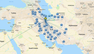 Kaart (cartografie)-Teheran Mehrabad International Airport-THR001.png