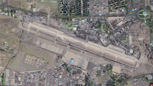 Kaart (cartografie)-Teheran Mehrabad International Airport-photo-aeroport-irna.png