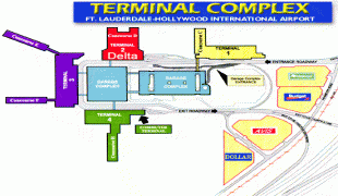 Bản đồ-Sân bay quốc tế Fort Lauderdale – Hollywood-ft-lauderdale-airport-map1.gif