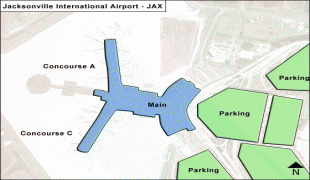 Bản đồ-Sân bay quốc tế Jacksonville-Jacksonville-JAX-Terminal-map.jpg