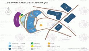 Bản đồ-Sân bay quốc tế Jacksonville-Jacksonville_(JAX).png