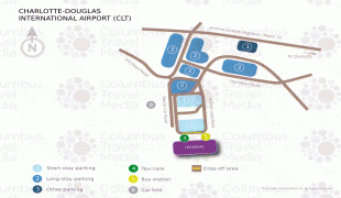 Bản đồ-Sân bay quốc tế Charlotte Douglas-Charlotte_Douglas_(CLT).png
