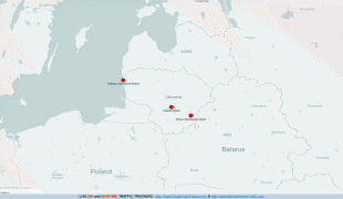 Kaart (cartografie)-Luchthaven Kaunas-Lithuania%2BAirports%2BMap.png