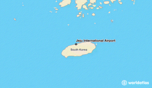 Kaart (cartografie)-Internationale luchthaven Jeju-cju-jeju-international-airport.jpg