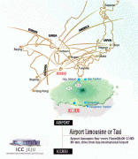Kaart (cartografie)-Internationale luchthaven Jeju-arrival_map.jpg