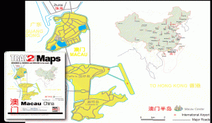 Mapa-Aeroporto Internacional de Macau-macau.gif