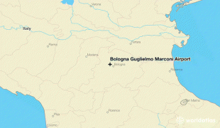 Kaart (kartograafia)-Bologna Borgo Panigale lennujaam-blq-bologna-guglielmo-marconi-airport.jpg