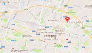 Kaart (kartograafia)-Bologna Borgo Panigale lennujaam-MapPIMRC.png