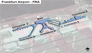 Kort (geografi)-Flughafen Frankfurt am Main-Frankfurt-Airport-FRA-OverviewMap.jpg