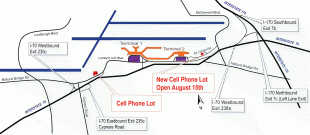 Bản đồ-Sân bay quốc tế Jacksons-LambertNewCellPhoneLotMap82011fromLambert.jpg